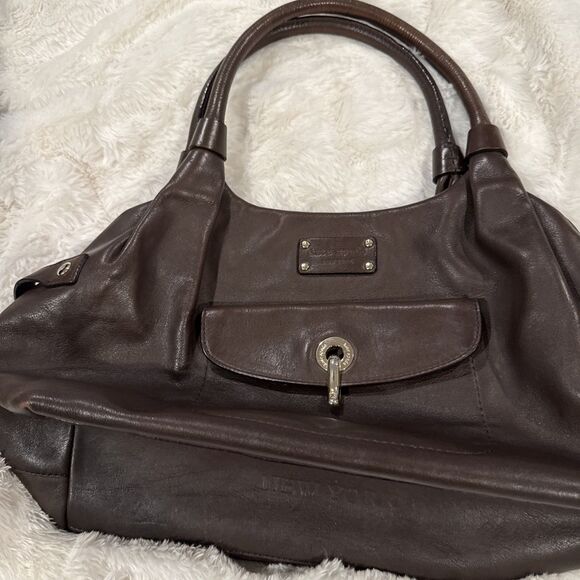 Kate Spade Brown Leather Shoulder Bag